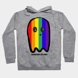 Single Rainbow Ghost Hoodie